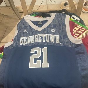 Youth large Georgetown basketball jersey